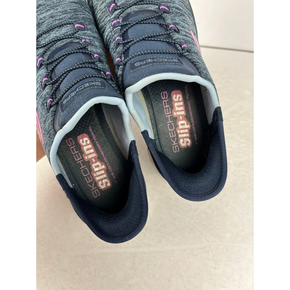 Skechers Slip-Ins Sneakers Women 8 Navy Ultra Flex 3.0 Hands Free Sporty Comfort - Picture 11 of 15